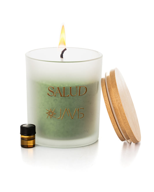 Vela de Cera de Arena Salud